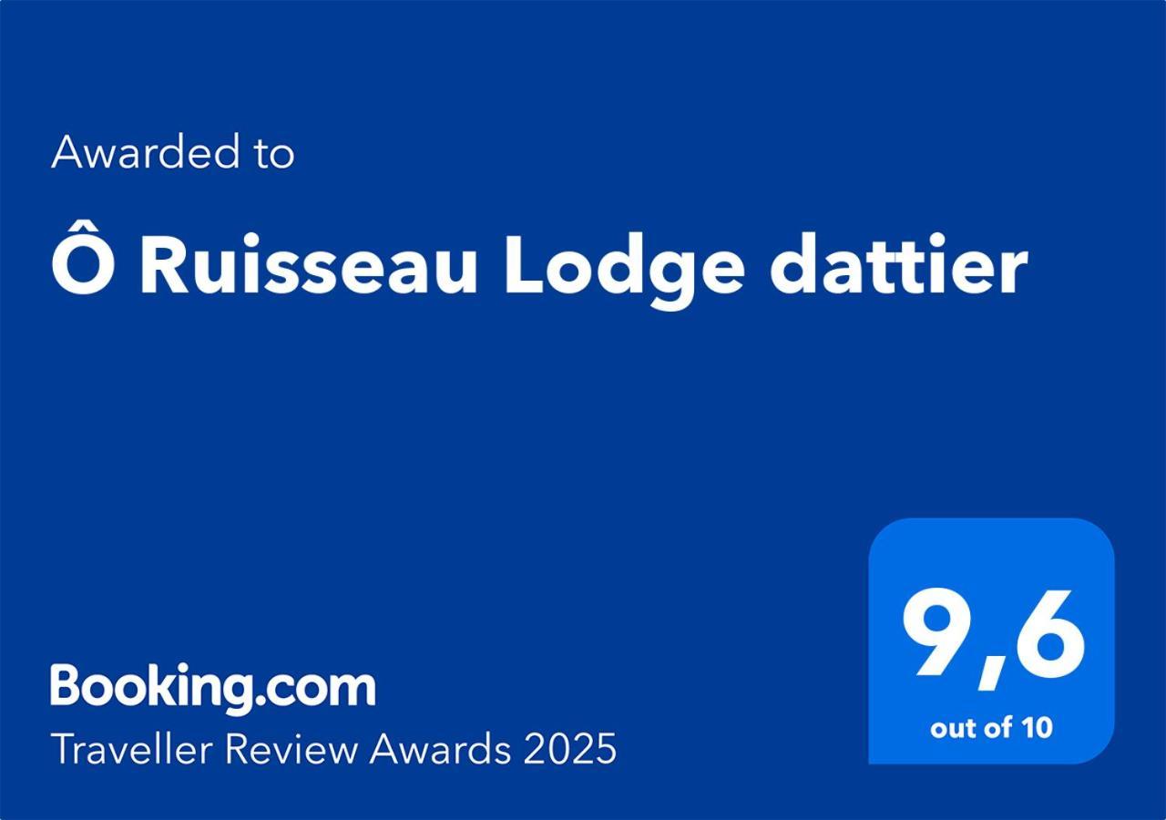 O Ruisseau Lodges - Lodge Dattier Saint-Louis Ngoại thất bức ảnh